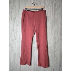 Soft Surroundings Rust Red Wide Leg Stretch Pants Women’s Size L